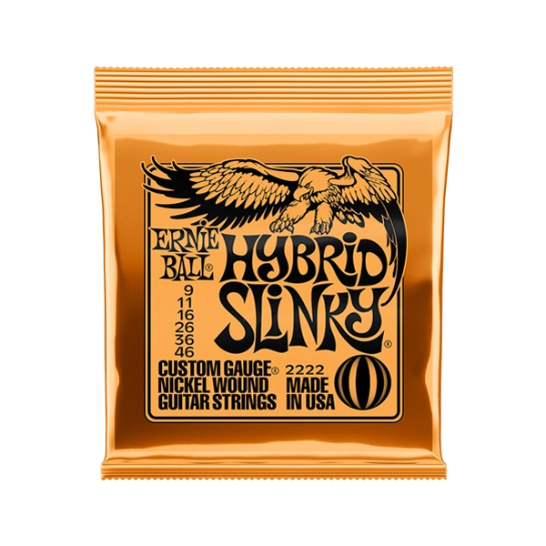ernie-ball-hybrid-slinky-nickel-wound-guitar-strings-gauge-9-46-1 سیم گیتار الکتریک ارنی بال Hybrid Slinky Nickel Wound Gauge 9-46 - تصویر 1